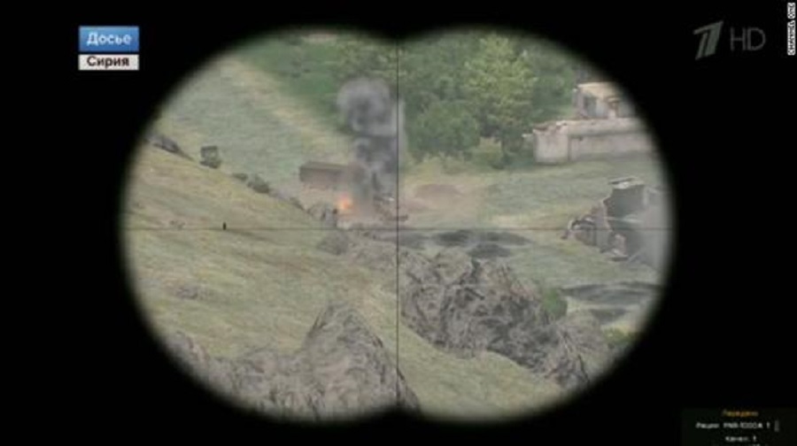 俄羅斯電視台錯用遊戲《Arma 3》畫面。網上圖片