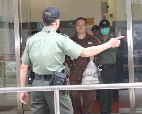邵家臻出院被送往赤柱監獄服刑。