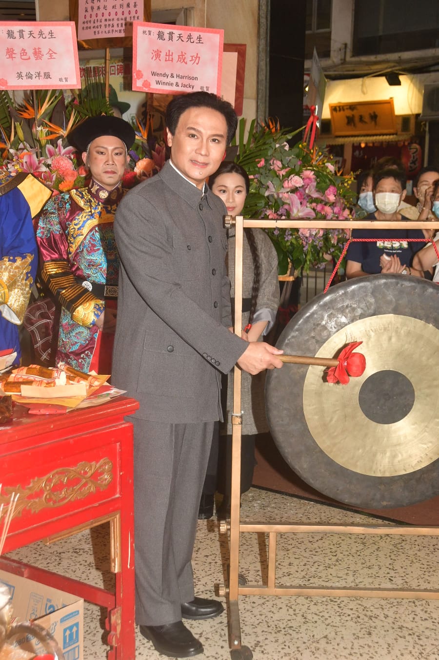 早前獲頒「藝術家年獎」的龍貫天表示得獎是對他的鼓勵。