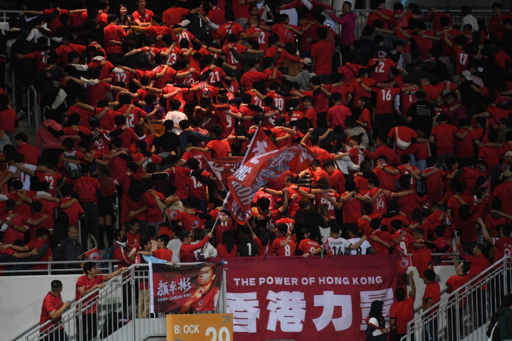 本屆東亞盃外圍賽首仗，由港隊鬥蒙古。 吳家祺攝