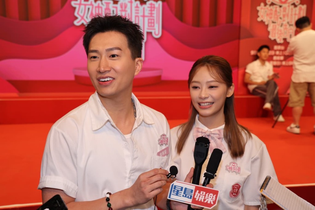 葉蒨文、曾展望指《女神配對計劃》受為他們帶來了更多工作機會。 葉蒨文、曾展望指《女神配對計劃》受為他們帶來了更多工作機會。