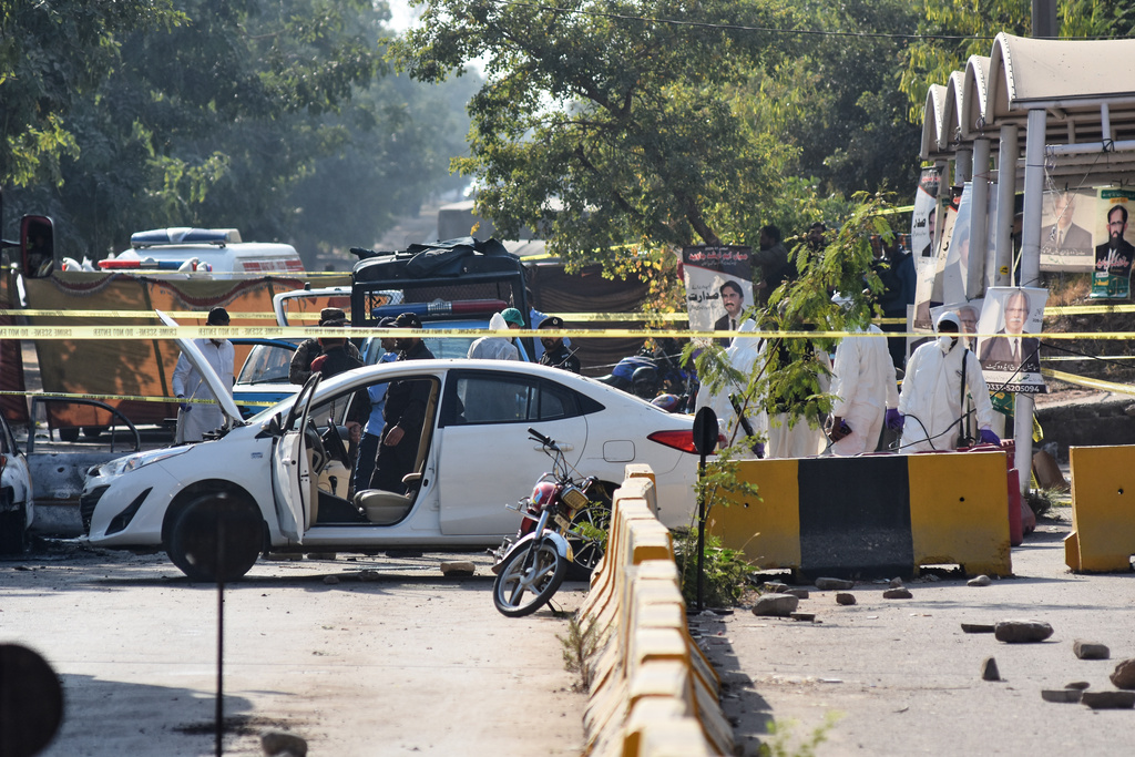 巴基斯坦伊斯蘭堡一法院附近發生爆炸。 美聯社