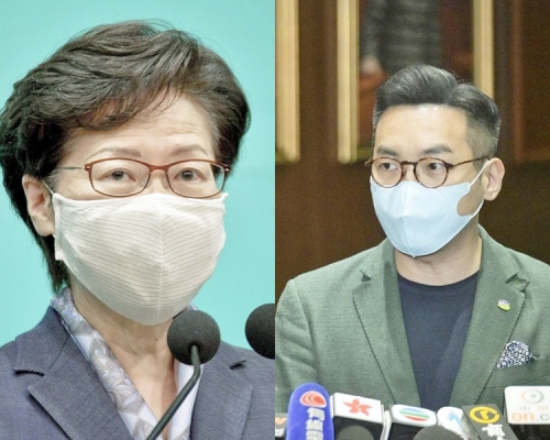 楊岳橋質疑,林鄭月娥拒絕質詢是沒有膽量。資料圖片