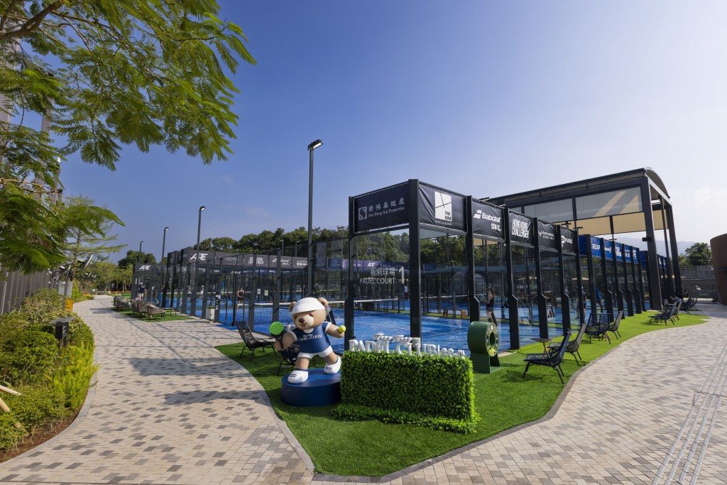 Hong Kong Padel Club powered by GO PARK Sai Sha現設七個專業板網球場。