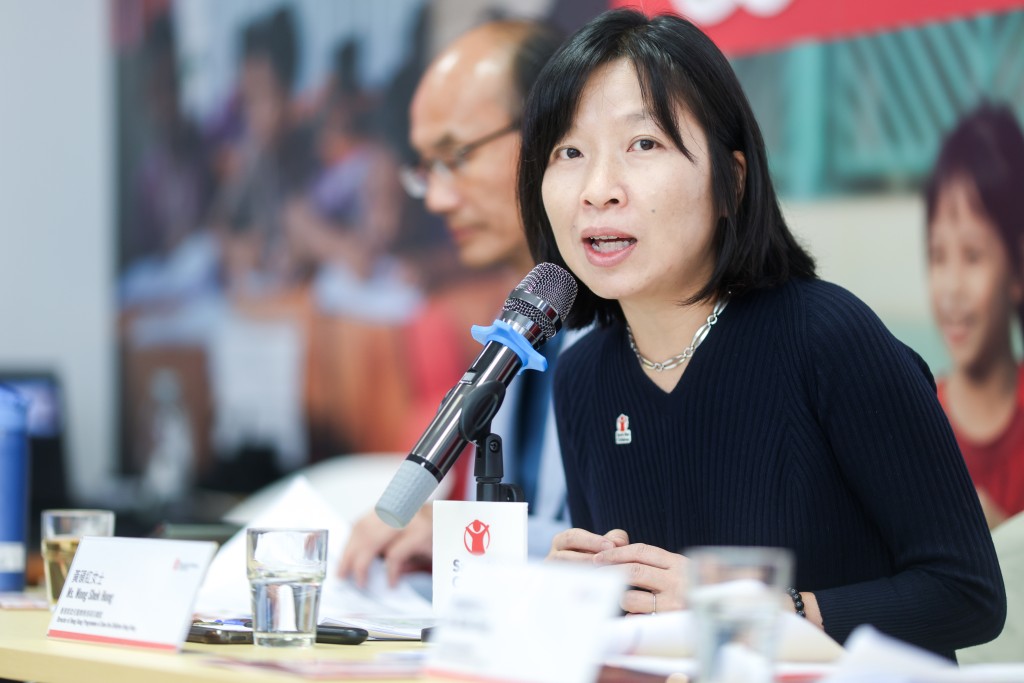 香港救助兒童會香港項目總監黃碩紅。 香港救助兒童會香港項目總監黃碩紅。