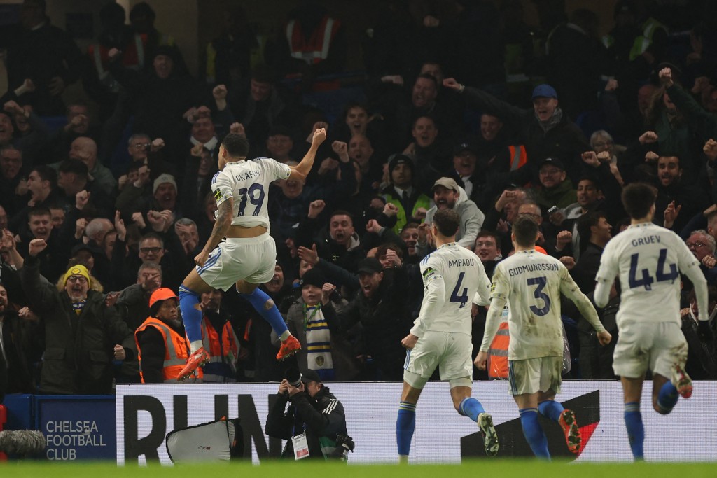 車路士之後經歷黑色5分鐘,連失兩球賽和2:2。法新社 車路士之後經歷黑色5分鐘,連失兩球賽和2:2。法新社