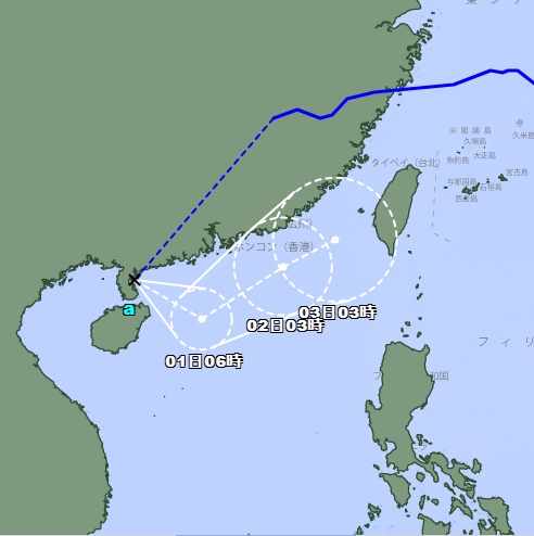 据日本气象厅的路径图,「沙德尔」整体路径,呈罕有的「弧形」。 据日本气象厅的路径图,「沙德尔」整体路径,呈罕有的「弧形」。