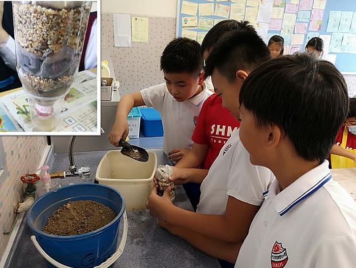 同學認為製作濾水器的過程很有趣也很好玩，亦明白食水得來不易，會呼籲家人朋友節約用水。