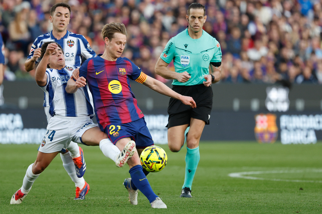 迪莊破13個月入球荒。美聯社