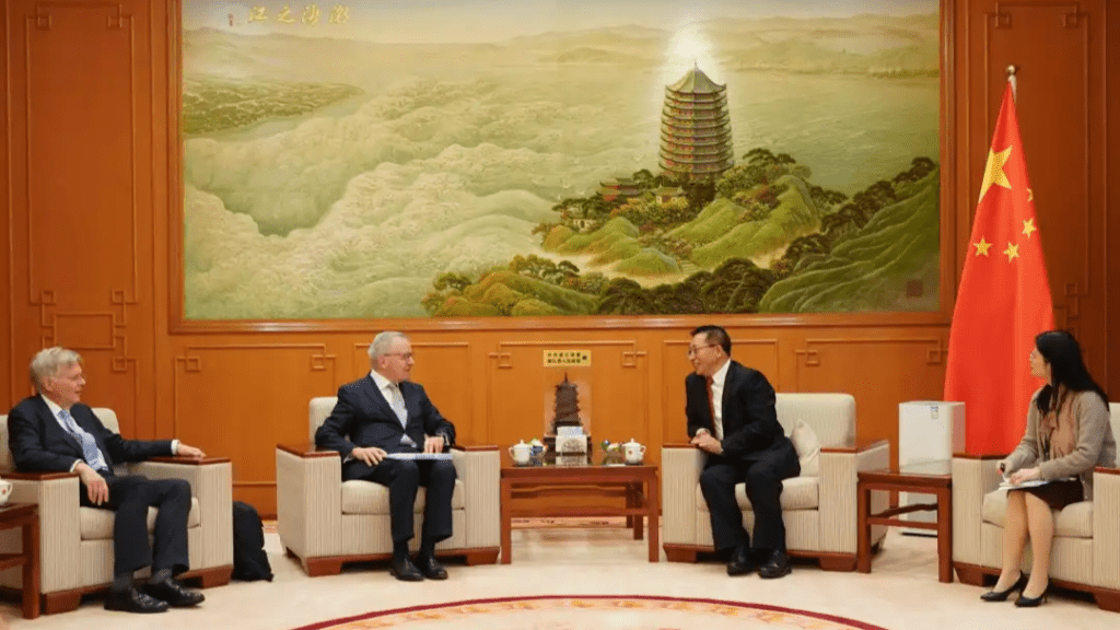崔建春會見英中貿易協會主席及候任會長 商討中英關係深化交流