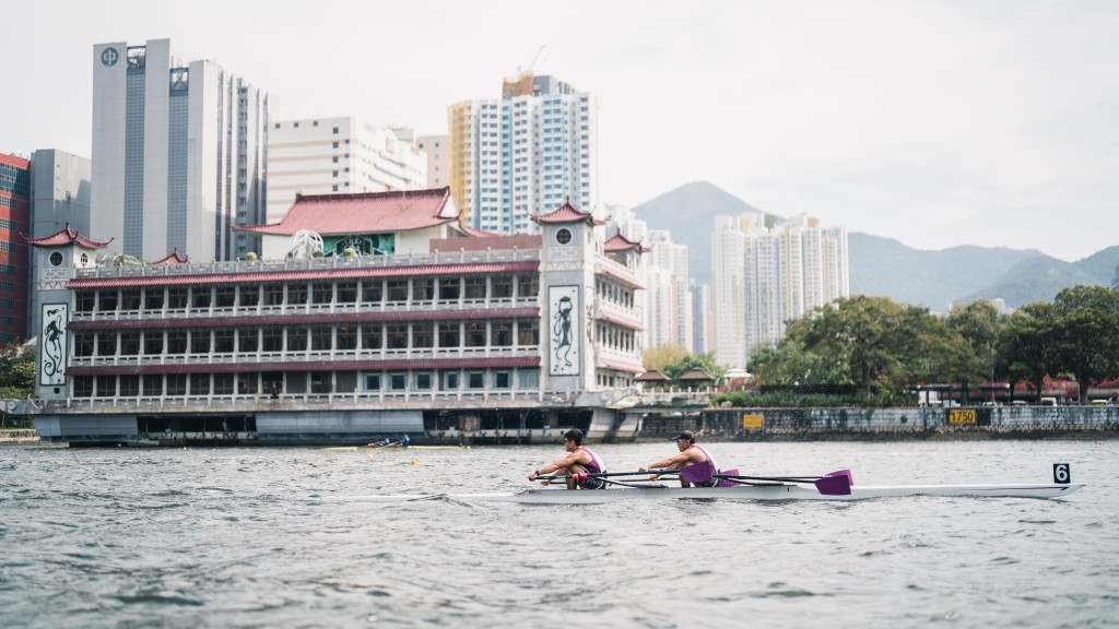 第四十四屆香港賽艇錦標賽周日在賽馬會石門賽艇中心煞科。中國香港賽艇協會圖片