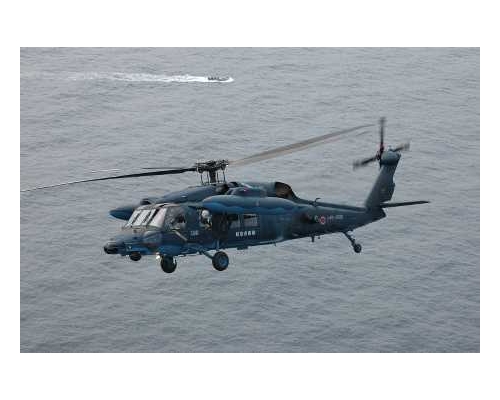 自卫队一架UH-60救援直升机昨晚突然从雷达上消失。