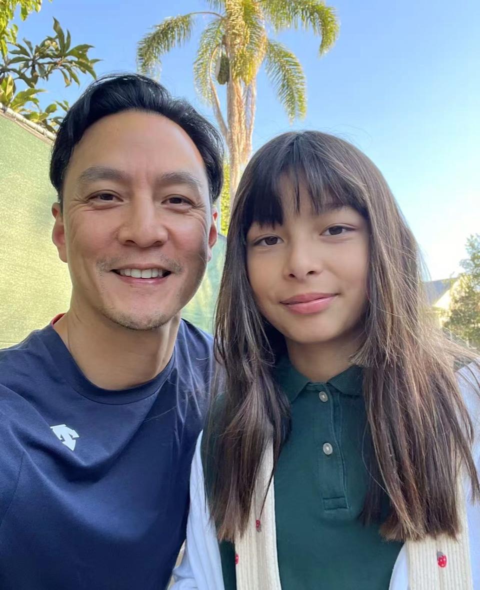 父女关系融洽。