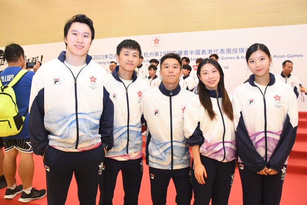 香港體操隊成員。