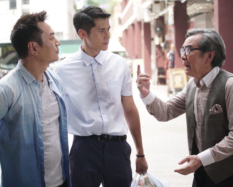 陈家乐跟姜大卫和黎耀祥两位老戏骨合作,获益良多。