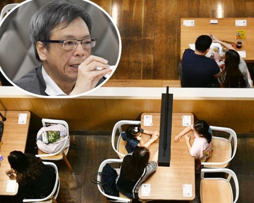 梁子超(小圖)指回流潮引起的本地新冠肺炎爆發基本已受控。資料圖片