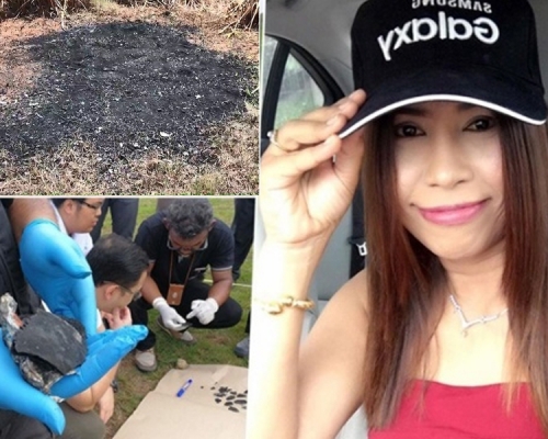 泰国女富商遭残杀后烧尸，警方怀疑凶手是其前夫。(网图)