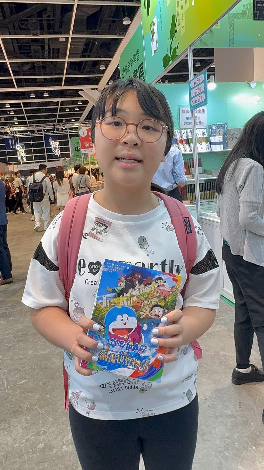 播道準中一生Hannah:鎖定文言文練習+多啦A夢漫畫(圖片來源:《親子王》) 播道準中一生Hannah:鎖定文言文練習+多啦A夢漫畫(圖片來源:《親子王》)
