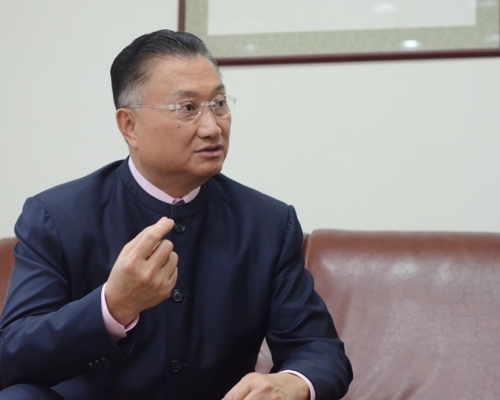  陳振彬做九龍社團「永遠會長」。資料圖片