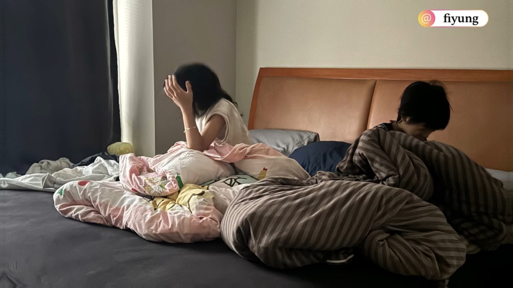 容羨媛說：「頭三個月都係得我自己一個人湊仔女。」