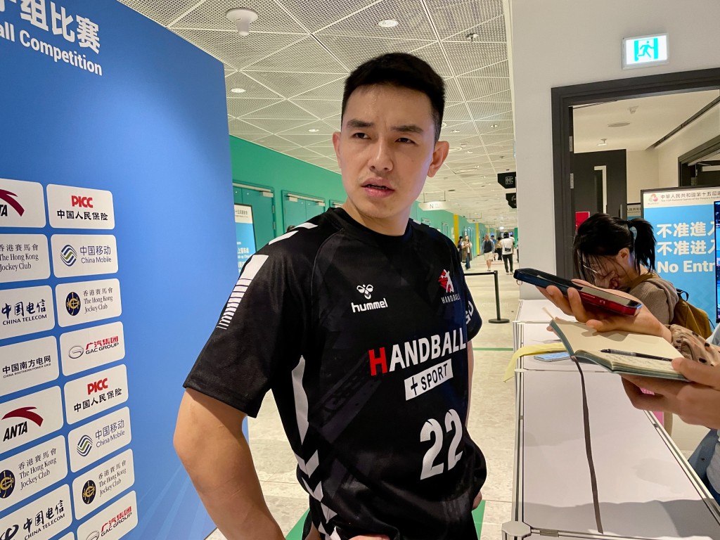 廣東隊的黃培杰上屆也參加過全運會。徐嘉華攝