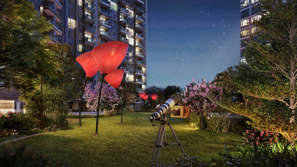 「SPARK」概念為小朋友提供多個好玩又刺激的室內外遊樂空間,除了園林泳池、室內恆溫泳池,還有偌大庭園可夜間觀星。 「SPARK」概念為小朋友提供多個好玩又刺激的室內外遊樂空間,除了園林泳池、室內恆溫泳池,還有偌大庭園可夜間觀星。