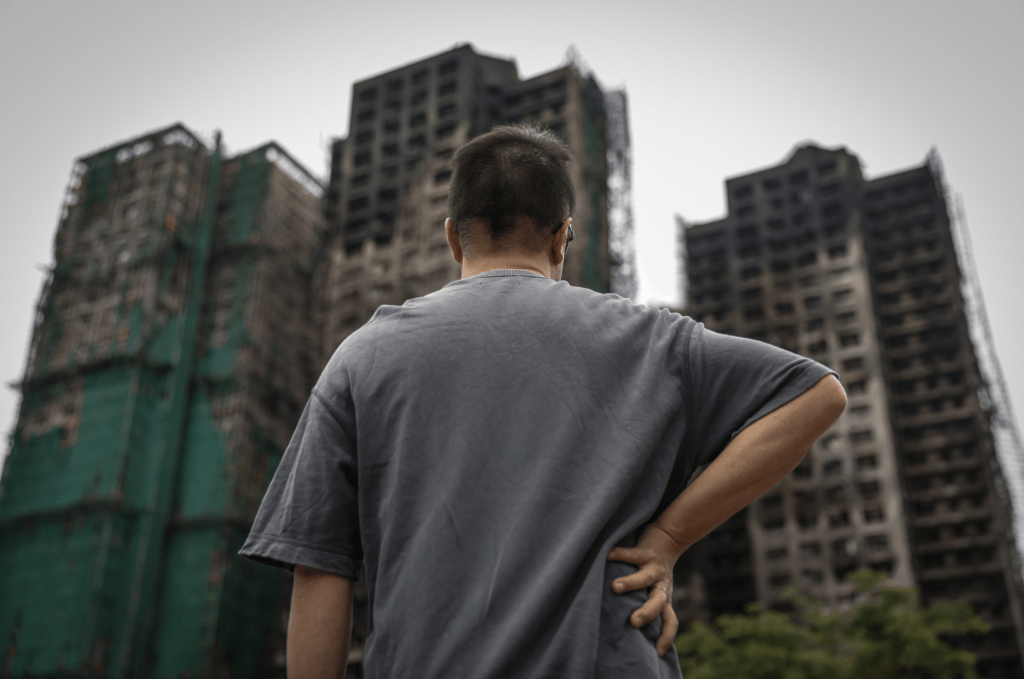 大埔宏福苑五級火災震撼全港。路透社 大埔宏福苑五級火災震撼全港。路透社