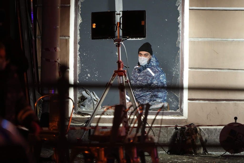 聖彼得堡咖啡店發生爆炸釀1死16傷。美聯社
