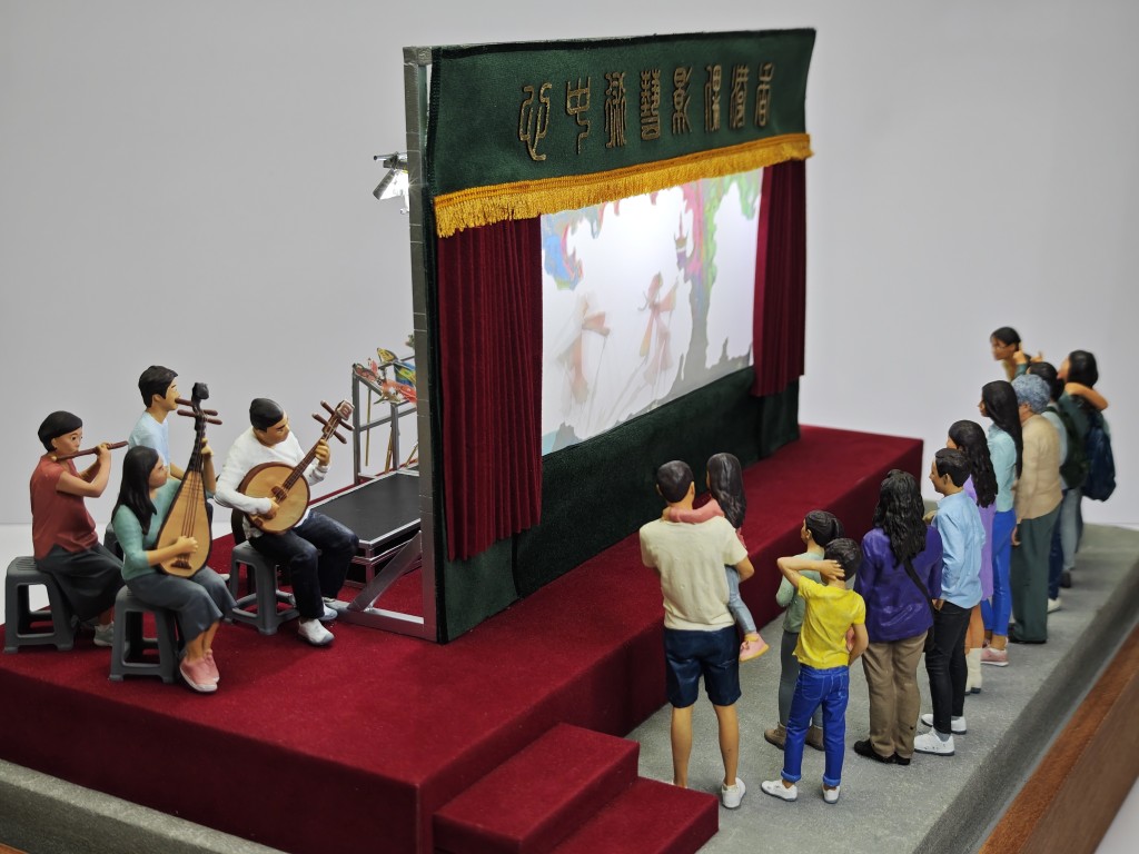已列入香港非物质文化遗产的《皮影戏》首次于公众亮相。