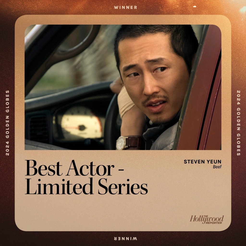 迷你剧及电视电影最佳男主角： Steven Yeun《齮龁人生》