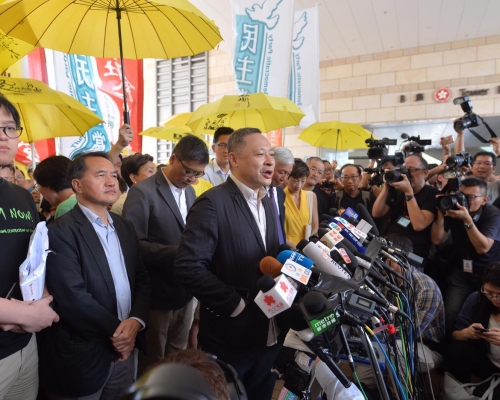 佔中案今日判刑,9名被告中有4人要即時入獄。
