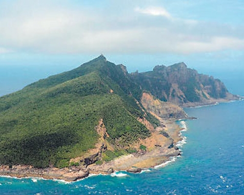 中國海警船駛近釣魚島,日本提嚴正抗議。(網圖)