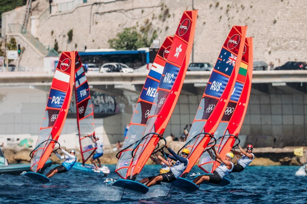 巴黎奥运滑浪风帆赛事。 World Sailing图片