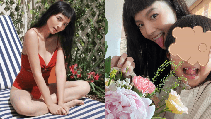 陳嘉寶罕晒全家福!5歲大女高䠷身形眉眼倒模似媽媽 努力面試小學獲獎賞到主題樂園