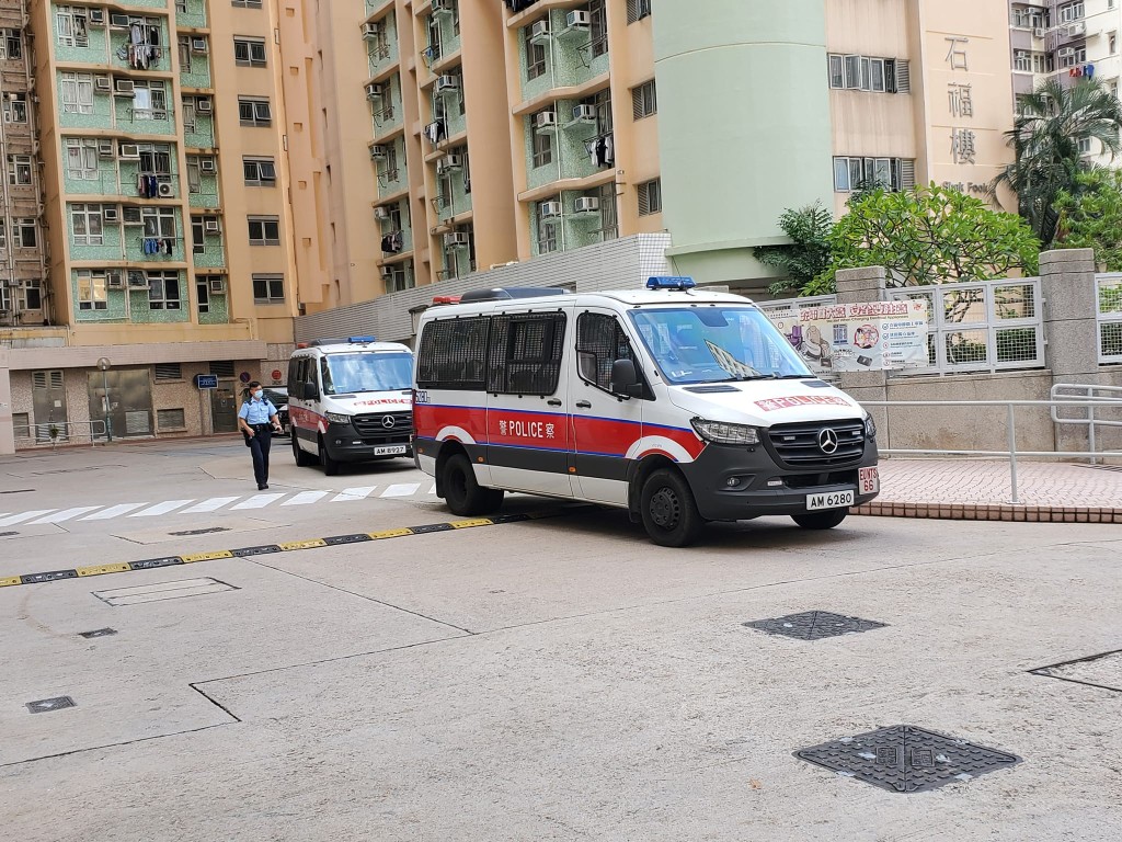 警方到場調查，案件列作傷人。葵青區議員林紹輝fb圖片