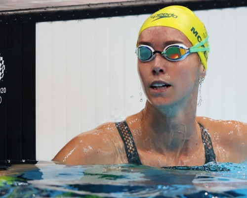 麥姬朗奪女子50米自由泳金牌。網上圖片