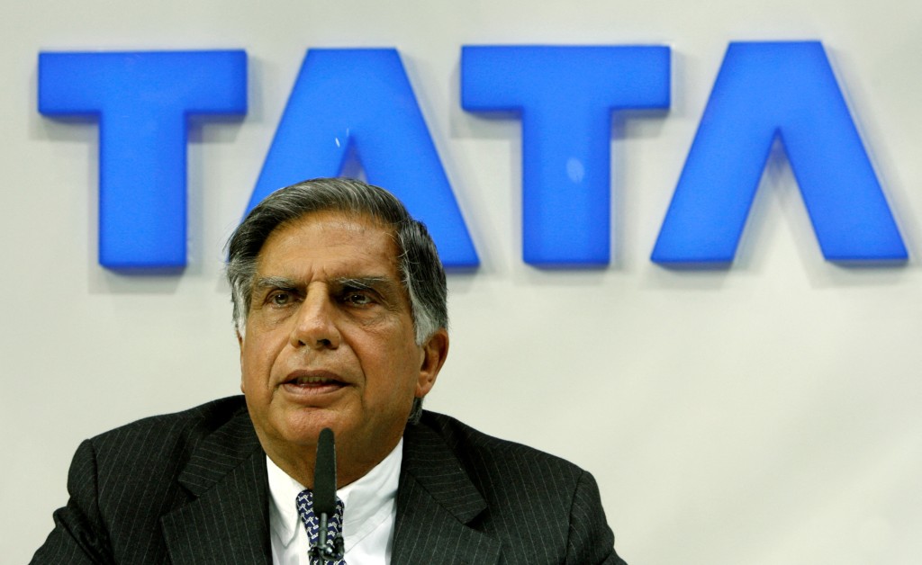 拉坦塔塔（Ratan Tata）。　路透社