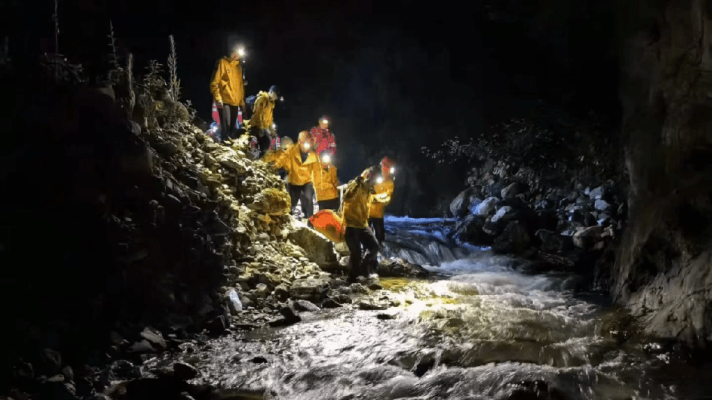 大理一名登山客行山失蹤9天獲救。(網絡圖片)