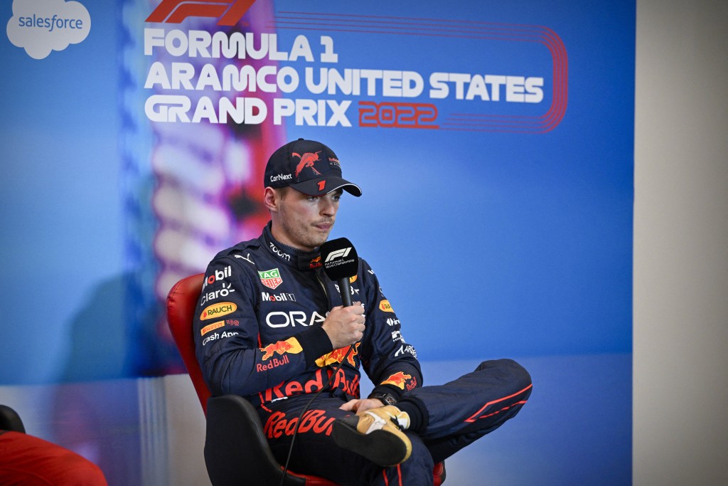 F1紅牛車手韋斯達賓（Max Verstappen）連續兩年榮登世界冠軍。路透社資料圖片