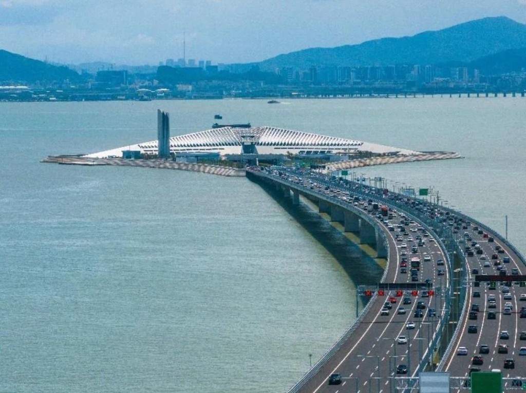 深中通道西人工島(粵港澳大灣區跨海通道科普基地)。 深中通道西人工島(粵港澳大灣區跨海通道科普基地)。