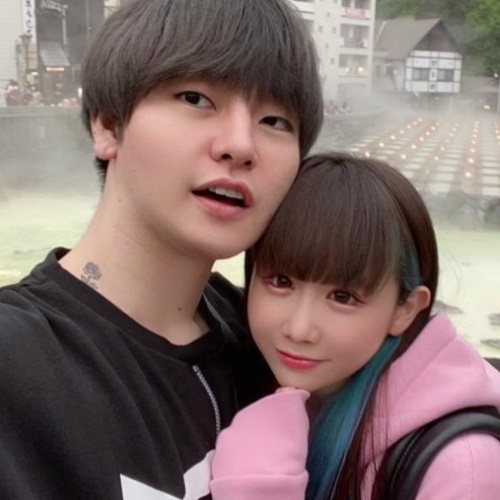 Yurinya和其男友。 Yurinya和其男友。