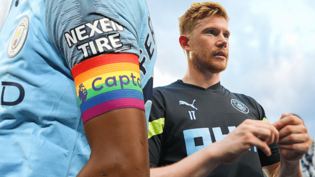 上季費蘭甸奴長居後備以及戴亞斯養傷，迪布尼一直擔任曼城隊長一職。 網上圖片