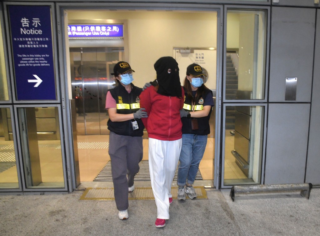 被捕的外籍女子報稱家庭傭工。