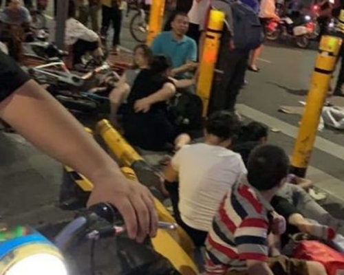 深圳南山區於本月16日發生車禍，導致3人死亡。網圖