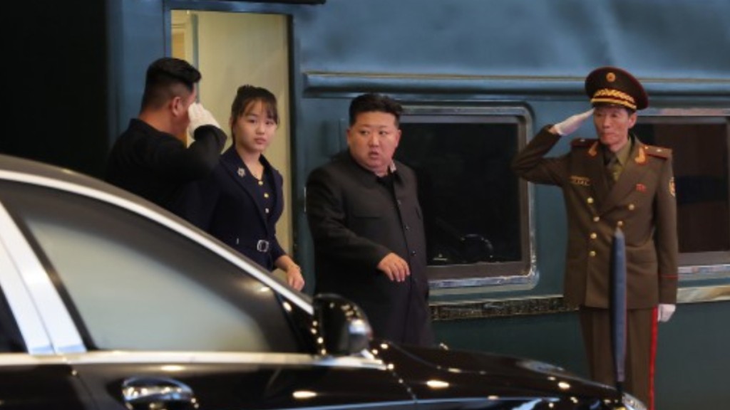 金正恩專列已於周五（5日）抵達平壤。朝中社