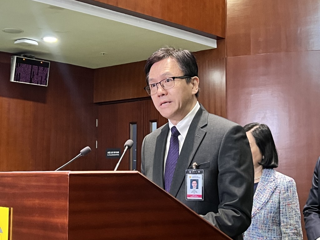 孫東表示,會上討論推動河套香港園區的發展。郭詠欣攝 孫東表示,會上討論推動河套香港園區的發展。郭詠欣攝