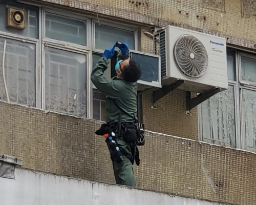警員在場調查。林思明攝