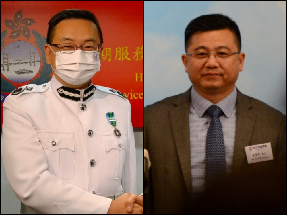 郭俊峯（左)、黃賢貴（右）。資料圖片