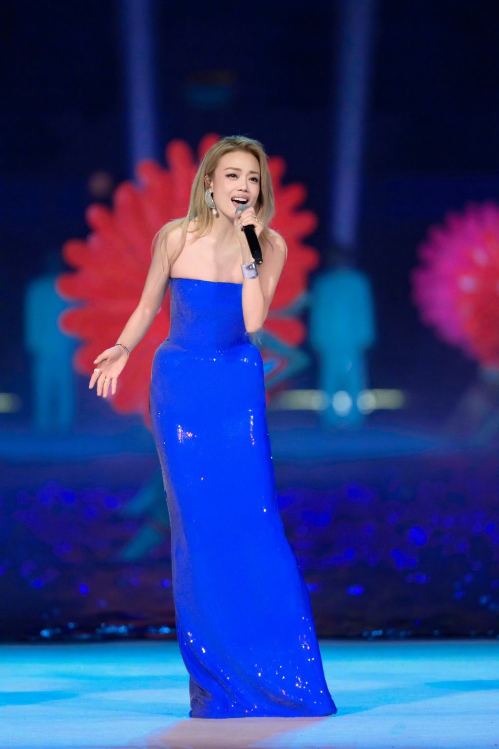 容祖兒十分榮幸在全運會開幕禮上表現。