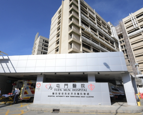 昨日屯門醫院急症室首次求診人次是各醫院之冠。